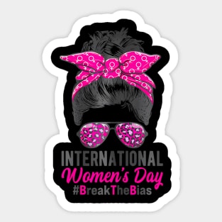 Break The Bias International Womens Day 2024 Women 8 March Sticker